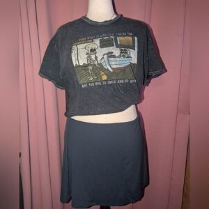 Nickelodeon SpongeBob Square‎ Pants Crop Shirt XL